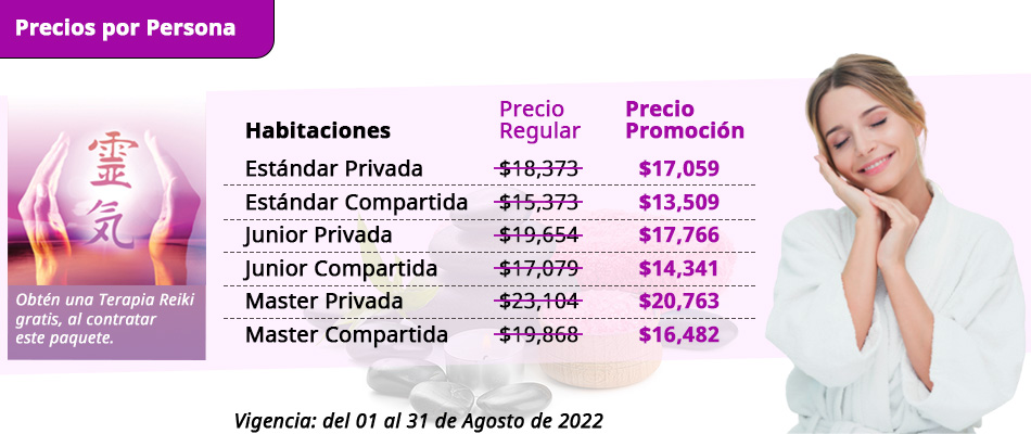 Paquete SPA 10 Días Total Checkup