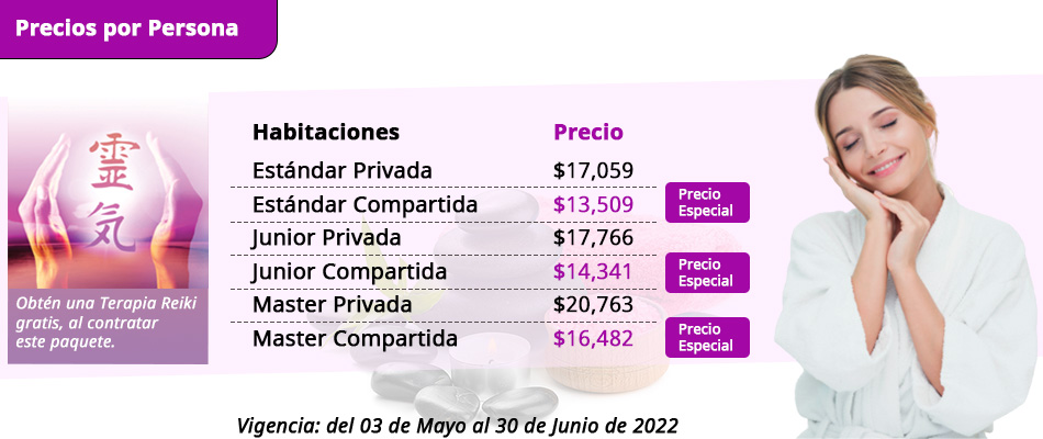 Paquete SPA 10 Días Total Checkup